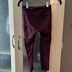 Burgundy Leggings